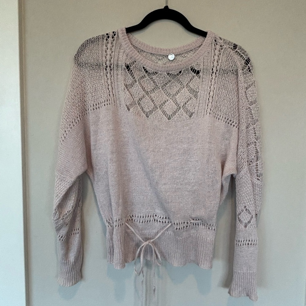 Margaret O'Leary Pink Crew Neck Sweater